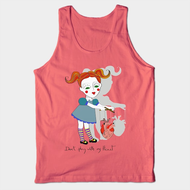 Marionette - don't play with my heart Tank Top by GalartCreations